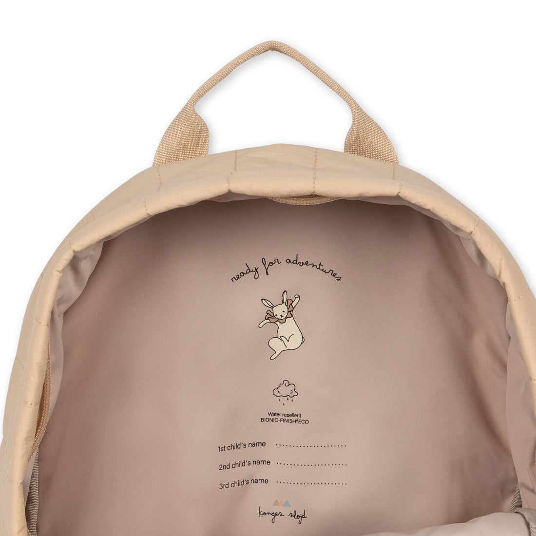 Konges Sløjd Juno Quilted Backpack Midi Frappé OS – Petit Bazaar