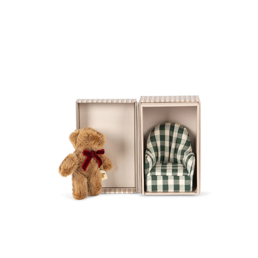 konges-sløjd-kalle-tiny-teddy-green-check-kong-w25ks104324-gc-os