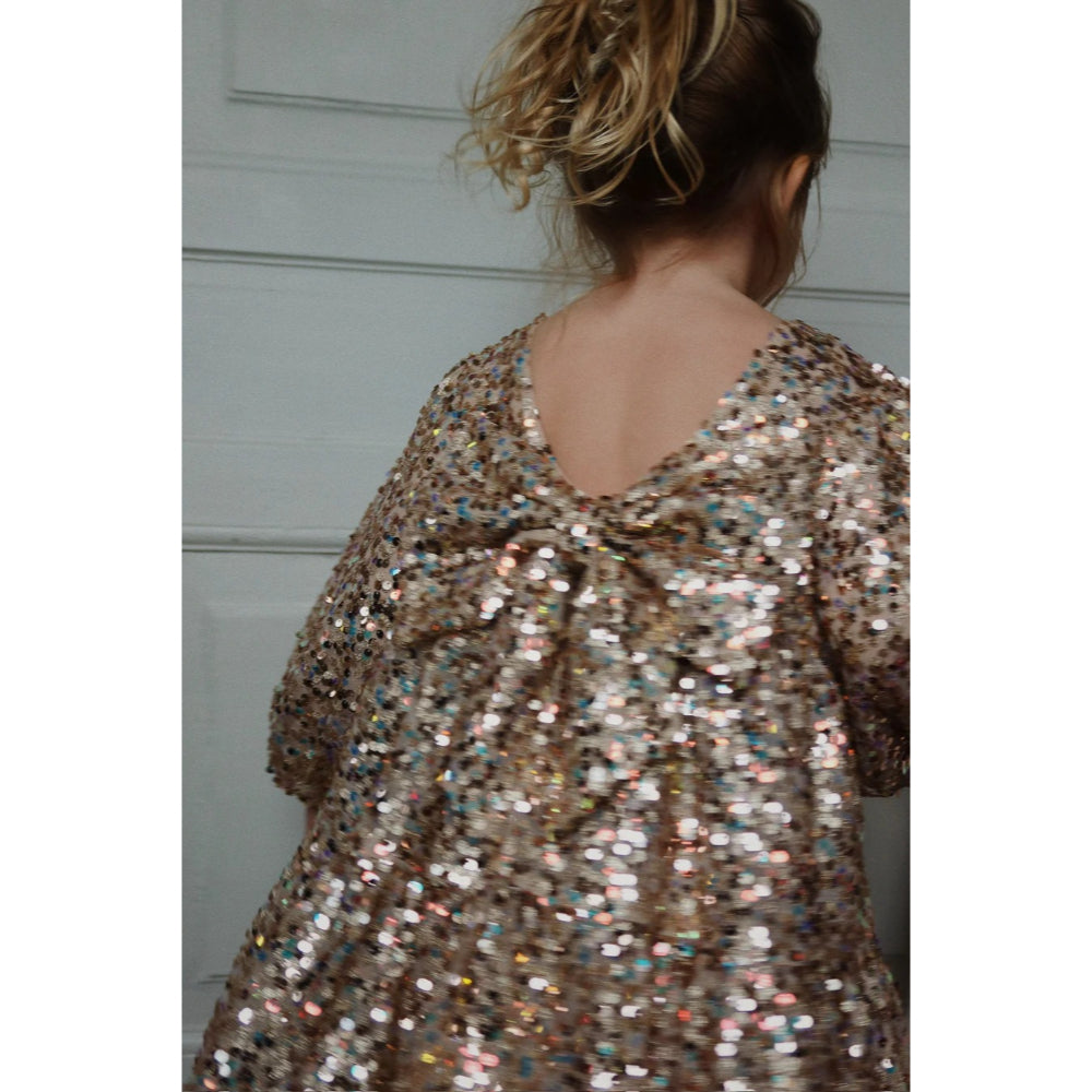 konges-sløjd-lila-sequins-bow-dress-gold-glitter-kong-w25ks103858-gg-2y
