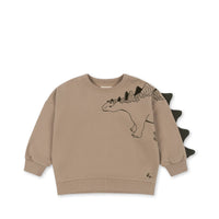 konges-sløjd-lou-animal-spike-dino-gots-oxford-tan-kong-w23ks6428-ot-2y