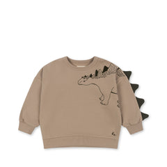 konges-sløjd-lou-animal-spike-dino-gots-oxford-tan-kong-w23ks6428-ot-2y
