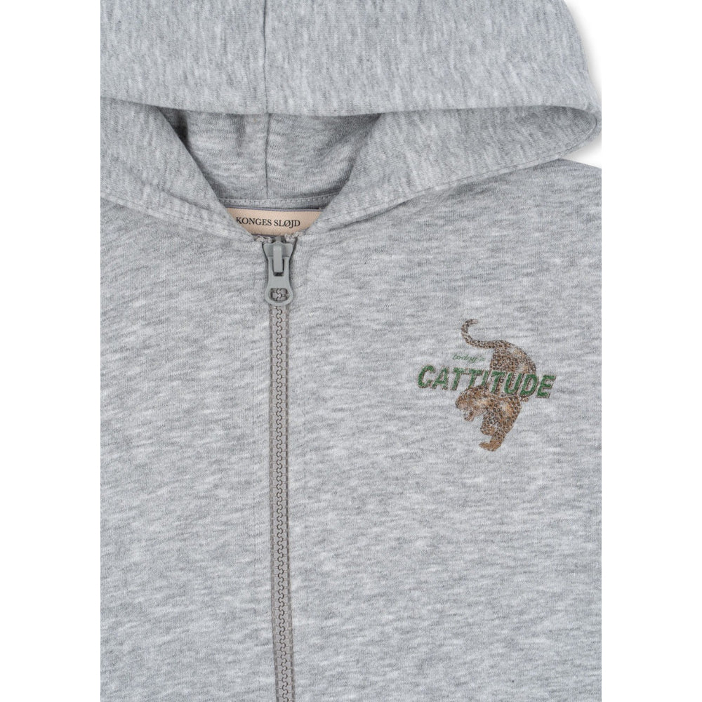 konges-sløjd-lou-sweat-zip-hood-ocs-grey-melange-kong-w25ks103865-gm-2y