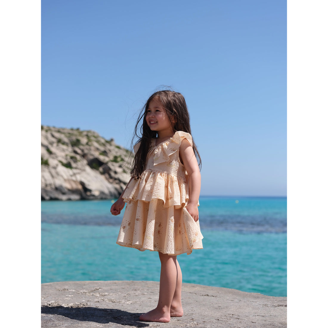 【Konges Sloejd】 NOEL DRESS SWAN konges sløjd noel dress in swan at Little