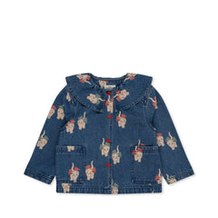 konges-sløjd-magot-denim-shirt-kitty-bow-kong-w23ks6028-kb-2y