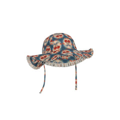 konges-sløjd-maya-swim-hat-grs-cherry-bow-blue-kong-s25ks102679-cbb-2-4y