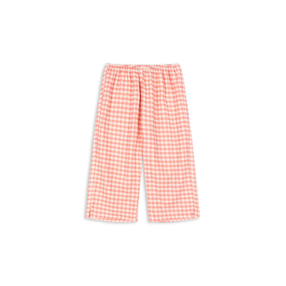 konges-slojd-rhw-x-ks-bella-pants-peach-blossom-check-clothing-wear-fashion-kong-s25ks103590-pbc-18m
