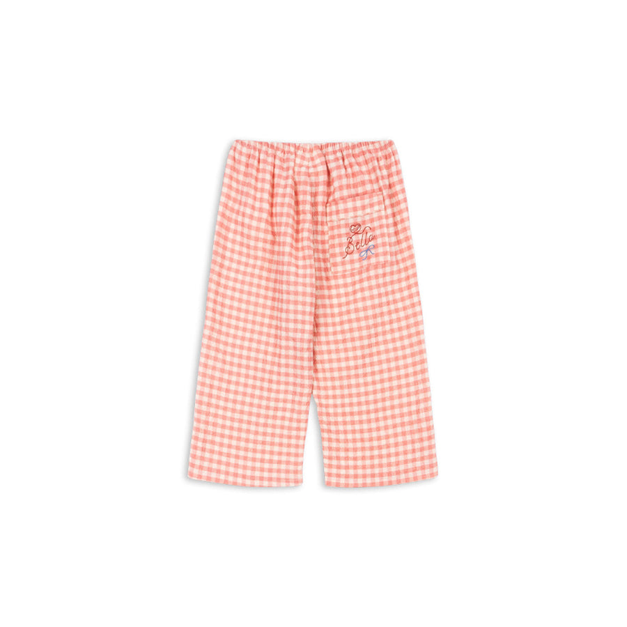 konges-slojd-rhw-x-ks-bella-pants-peach-blossom-check-clothing-wear-fashion-kong-s25ks103590-pbc-18m