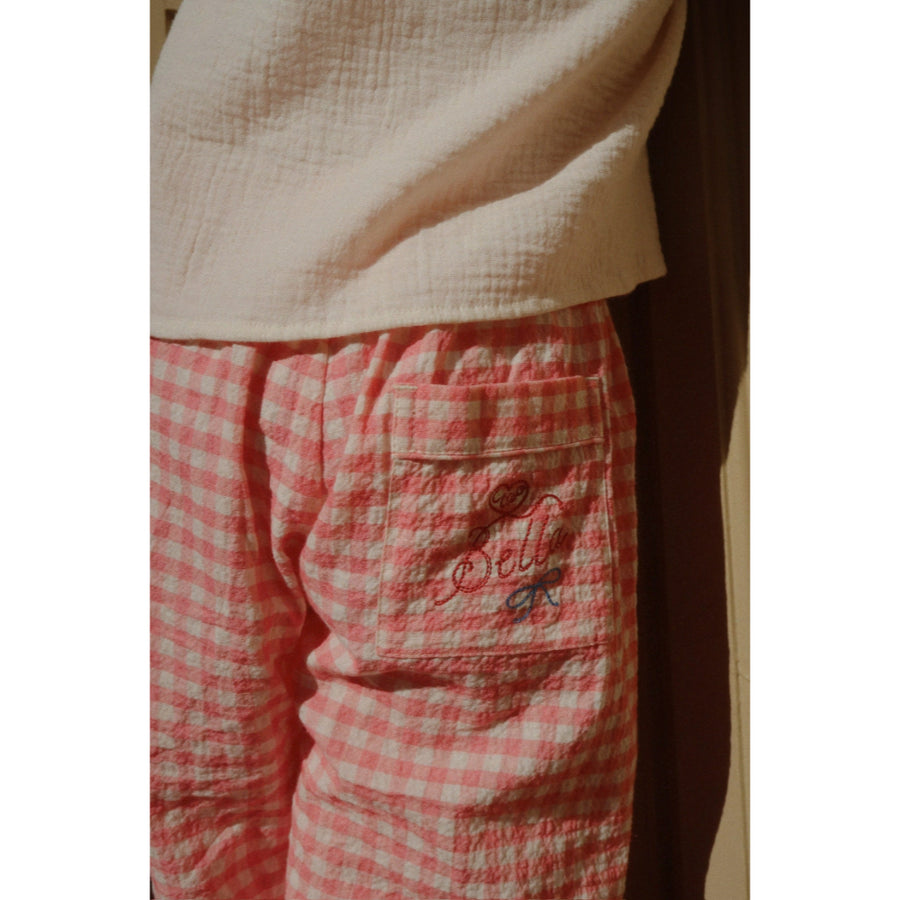 konges-slojd-rhw-x-ks-bella-pants-peach-blossom-check-clothing-wear-fashion-kong-s25ks103590-pbc-18m