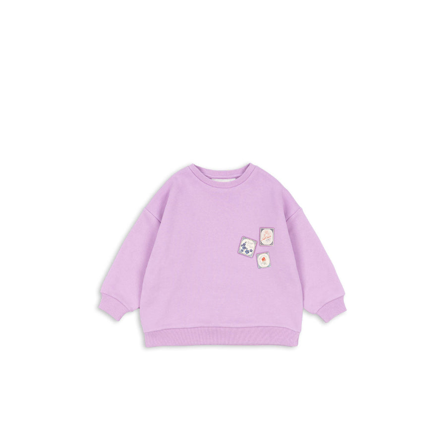 konges-slojd-rhw-x-ks-lettre-sweat-ocs-lupine-clothing-wear-fashion-kong-s25ks103611-lup-18m