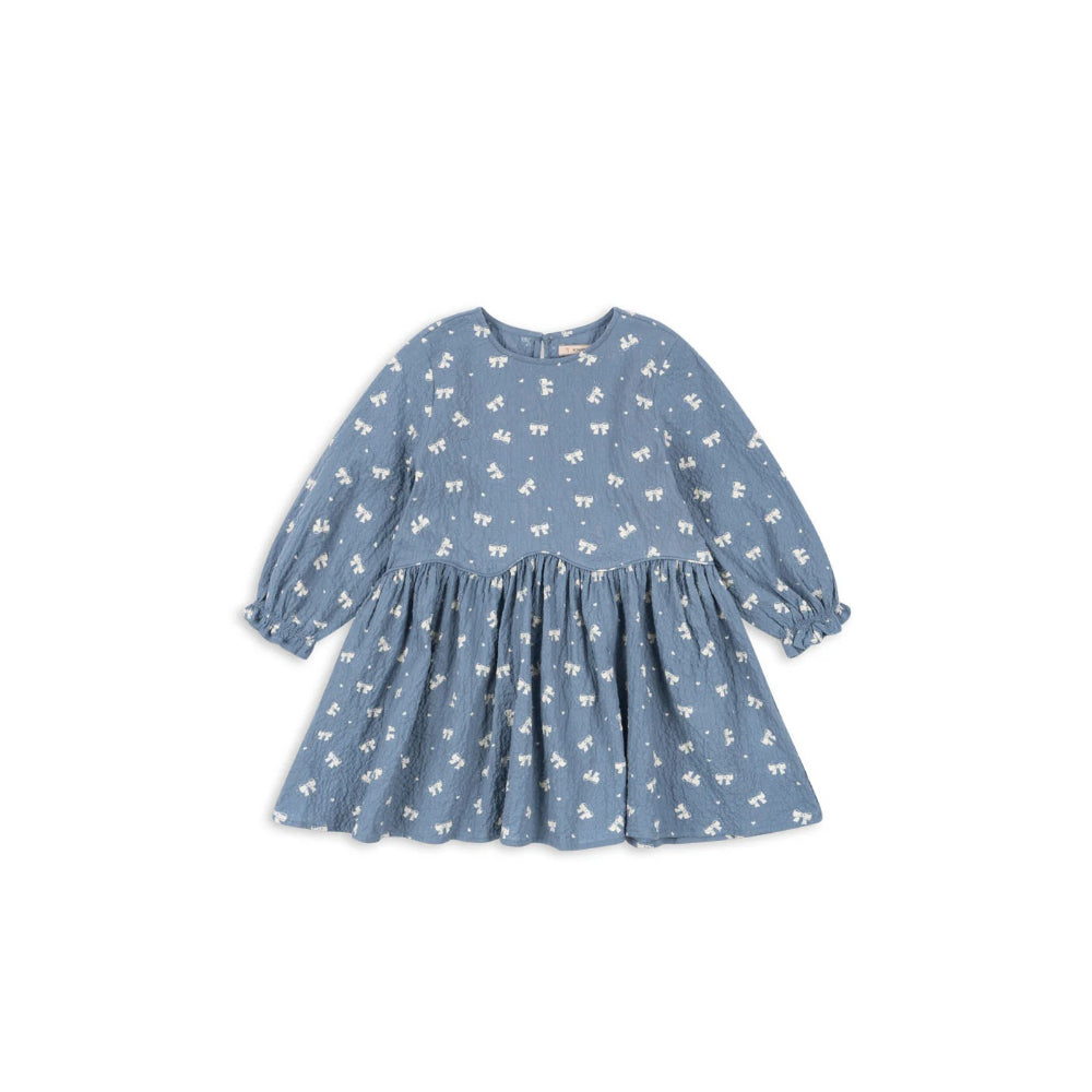 konges-sløjd-vida-dress-gots-boucle-blue-kong-w25ks104033-bobl-2y