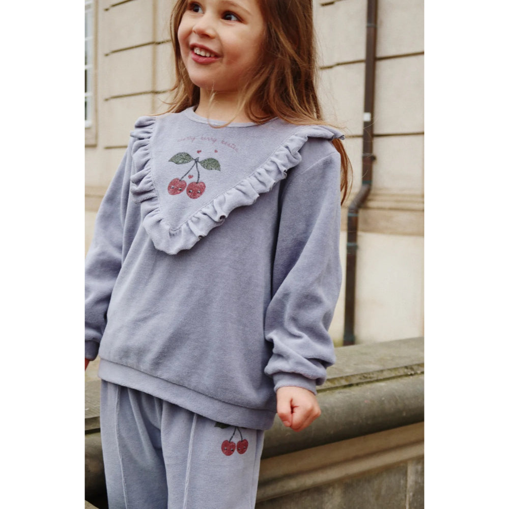 konges-sløjd-wally-frill-sweat-shirt-gots-tradewinds-kong-w25ks101731-trade-2y