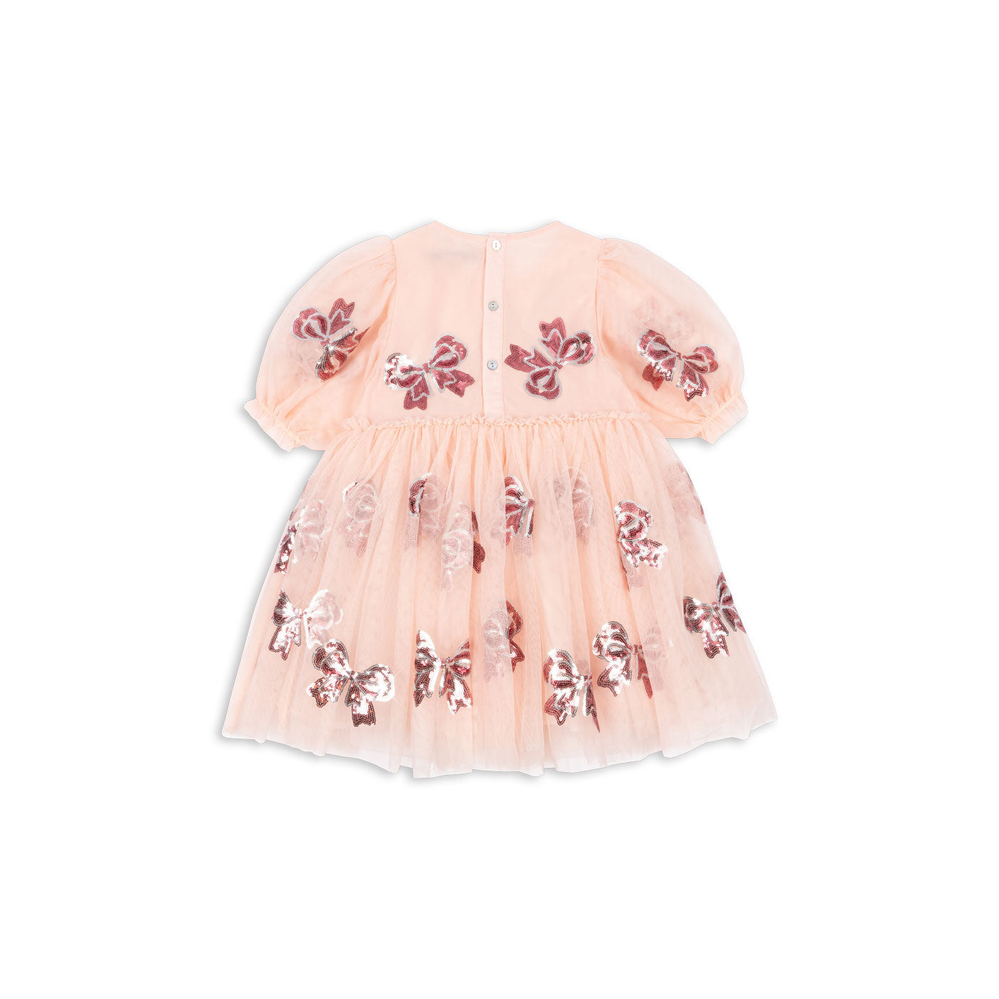 konges-sløjd-yvonne-sleeve-dress-bella-bow-kong-s25ks102439-beb-2y