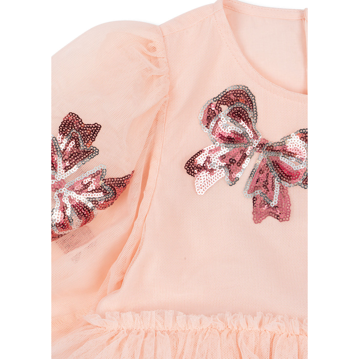 konges-sløjd-yvonne-sleeve-dress-bella-bow-kong-s25ks102439-beb-2y