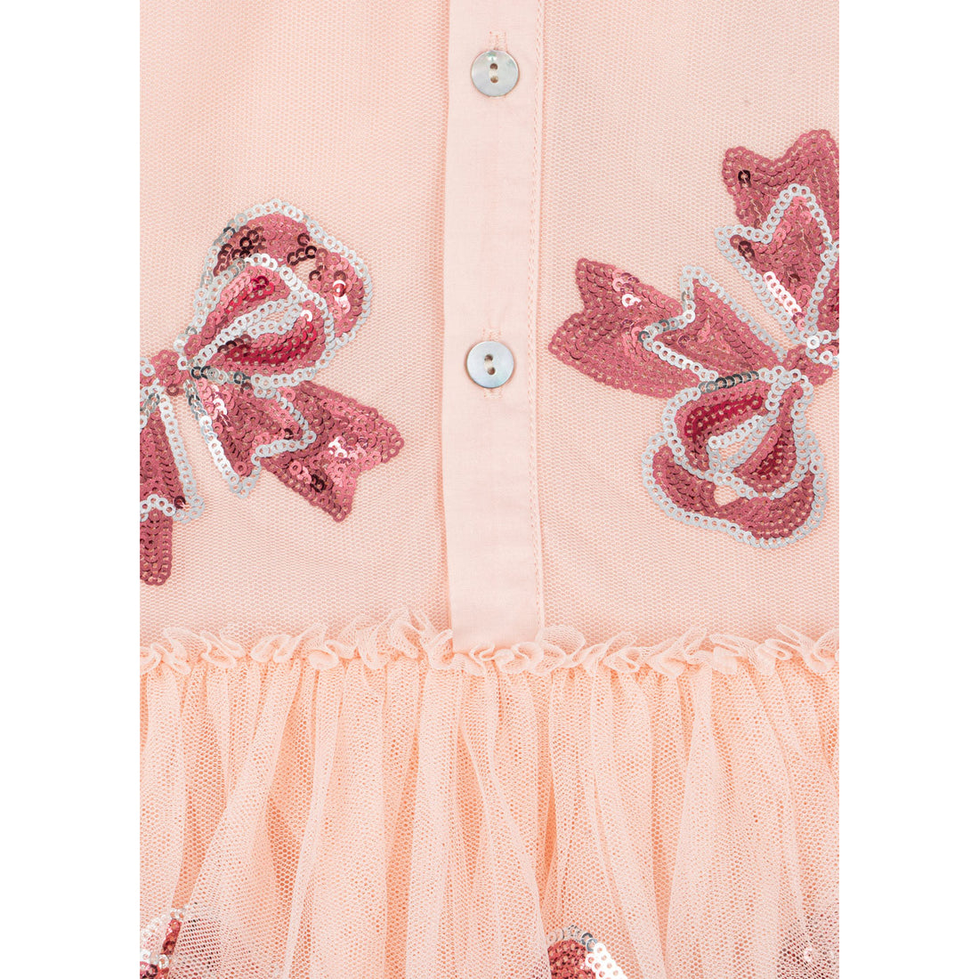 konges-sløjd-yvonne-sleeve-dress-bella-bow-kong-s25ks102439-beb-2y