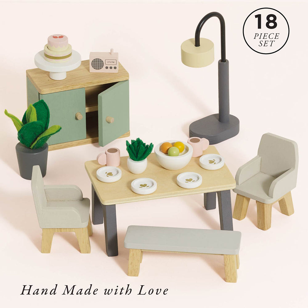 le-toy-van-wooden-dolls-house-dining-room-18-piece-play-toy-ltv-me056