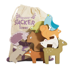 le-toy-van-woodland-stacking-forest-animals-bag-10-piece-play-toy-ltv-pl087
