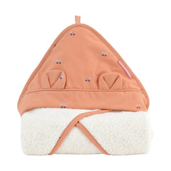 little-crevette-griotte-cerise-hooded-towel-75x75cm-lcrv-cecb