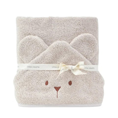 little-crevette-ourson-hooded-towel-70x140cm-beige