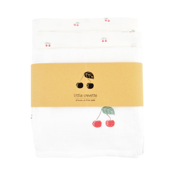 little-crevette-set-of-3-swaddles-60x60cm-cerise-lcrv-bcla