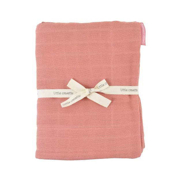 little-crevette-unis-arc-en-ciel-baby-blanket-75x100cm-rosewood-lcrv-uncobr