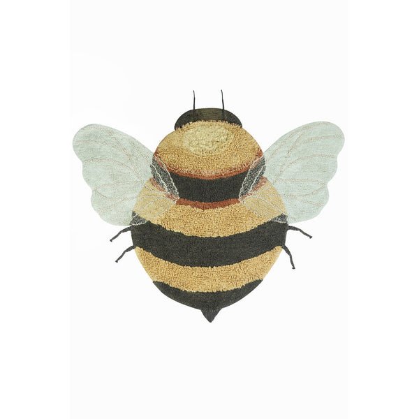 Lorena Canals Planet Bee Bee Machine Washable Cotton Rug - 115x150cm
