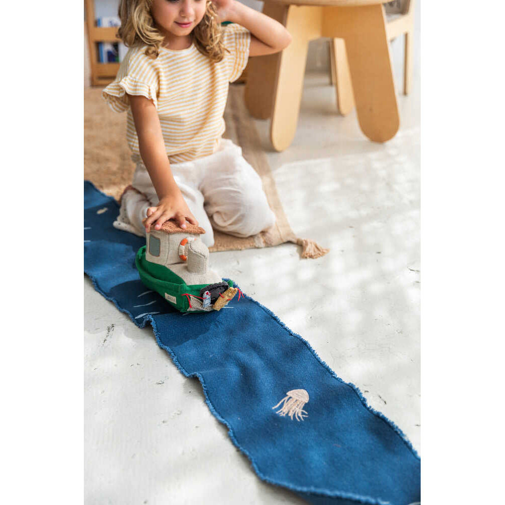 lorena-canals-ride-&-roll-sea-clean-up-boat-machine-washable-textile-toy-lore-sct-boat