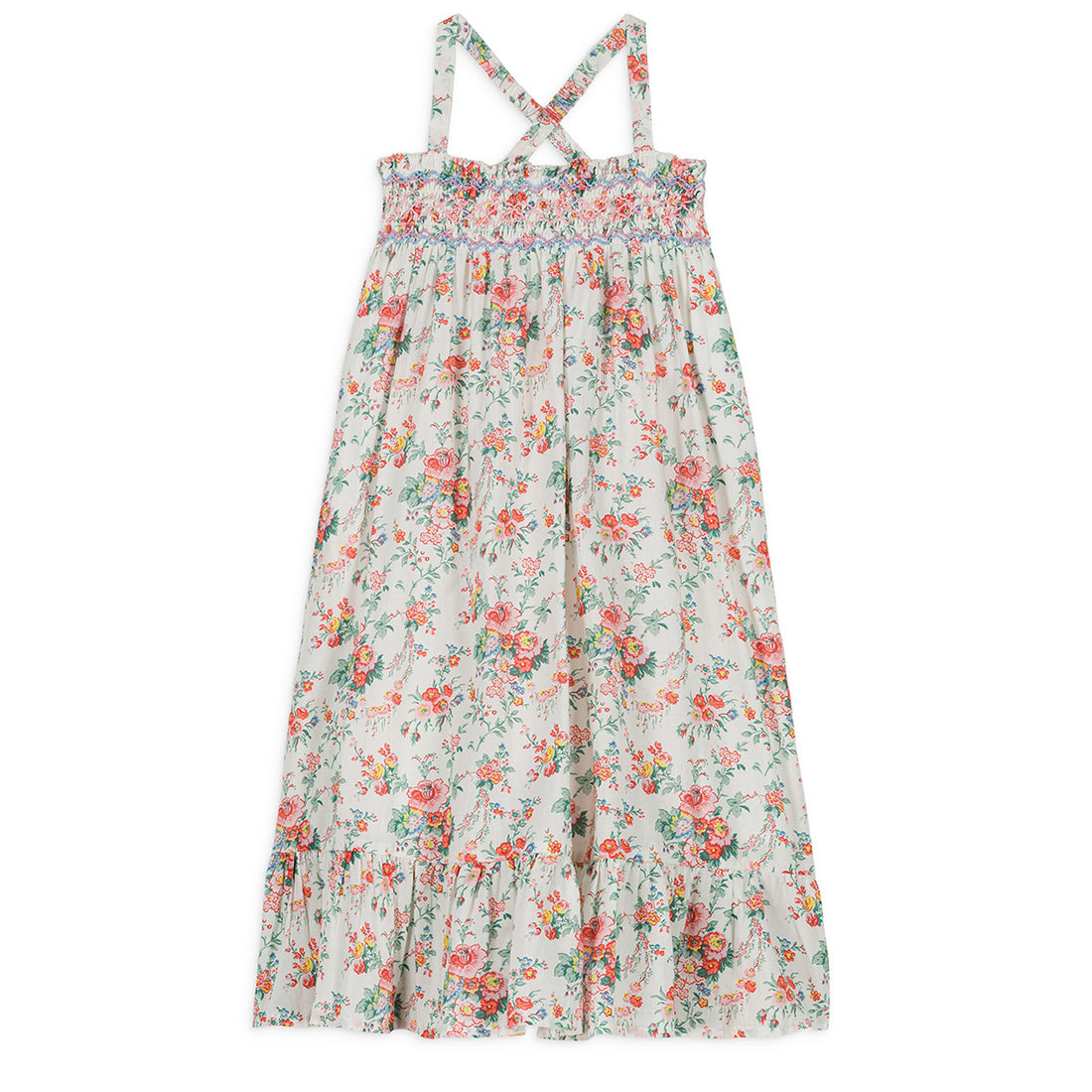 louise-misha-dress-marceline-cotton-voile-cream-rosa-festa-mish-s25s0158-crf-24m
