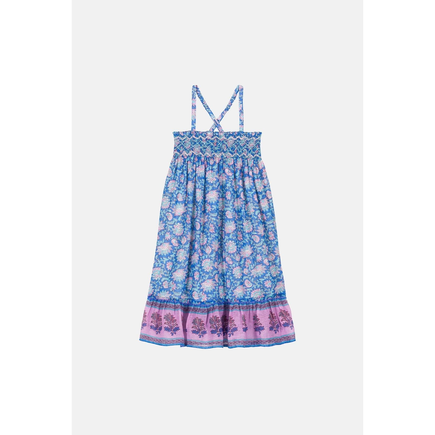 louise-misha-dress-marceline-printed-cotton-voile-blue-capri-cove-mish-s25l0157-bcc-24m