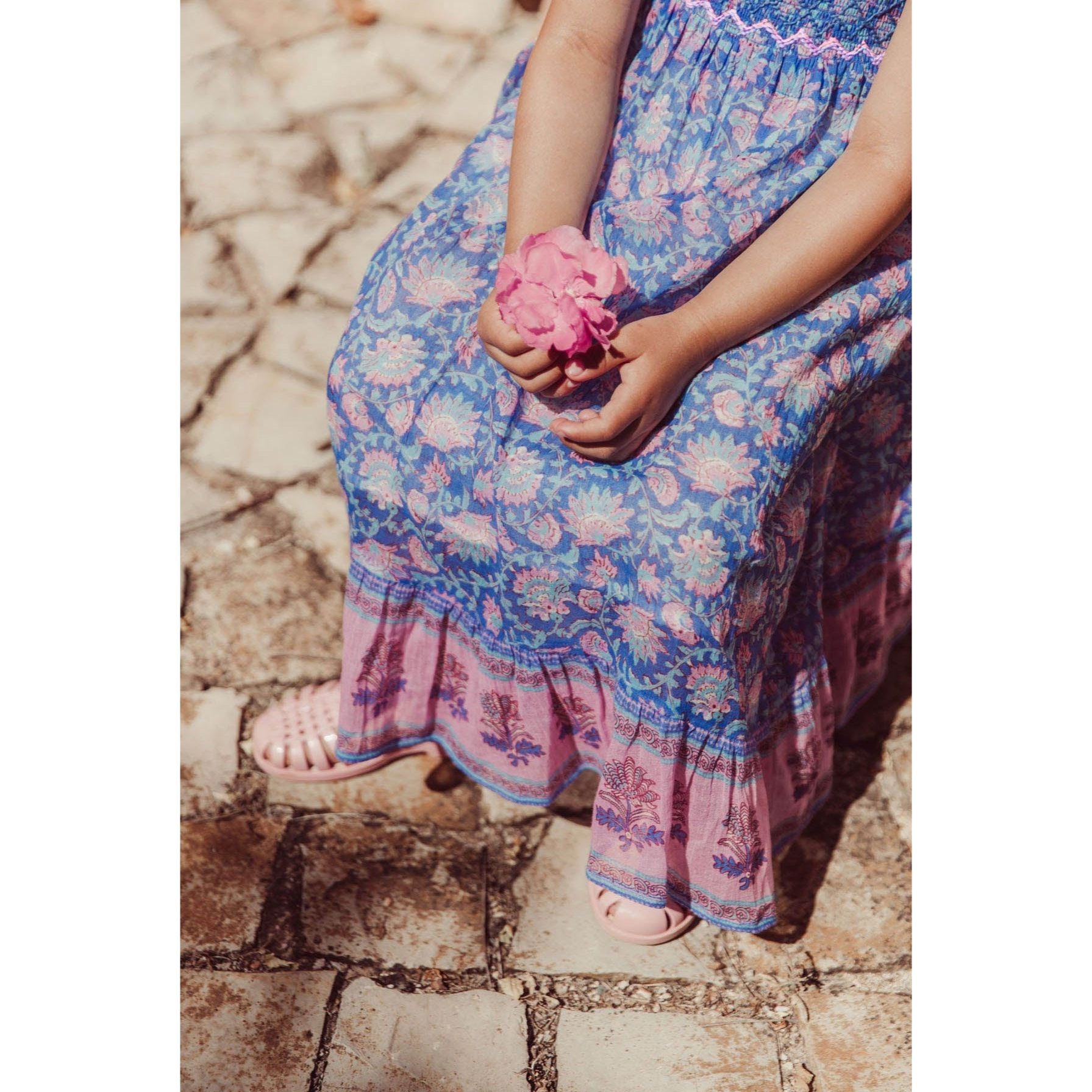 louise-misha-dress-marceline-printed-cotton-voile-blue-capri-cove-mish-s25l0157-bcc-24m