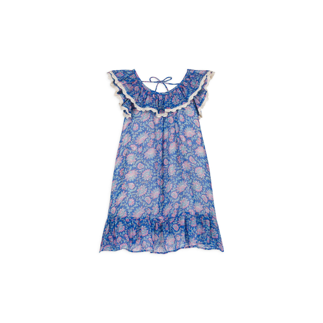 louise-misha-dress-natiya-printed-cotton-voile-blue-capri-cove-mish-s25s0150-bcc-12m
