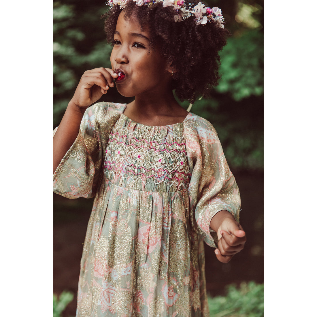 louise-misha-dress-olivina-lurex-jacquard-khaki-wild-bouquet-mish-s24l0150-kwb-06y