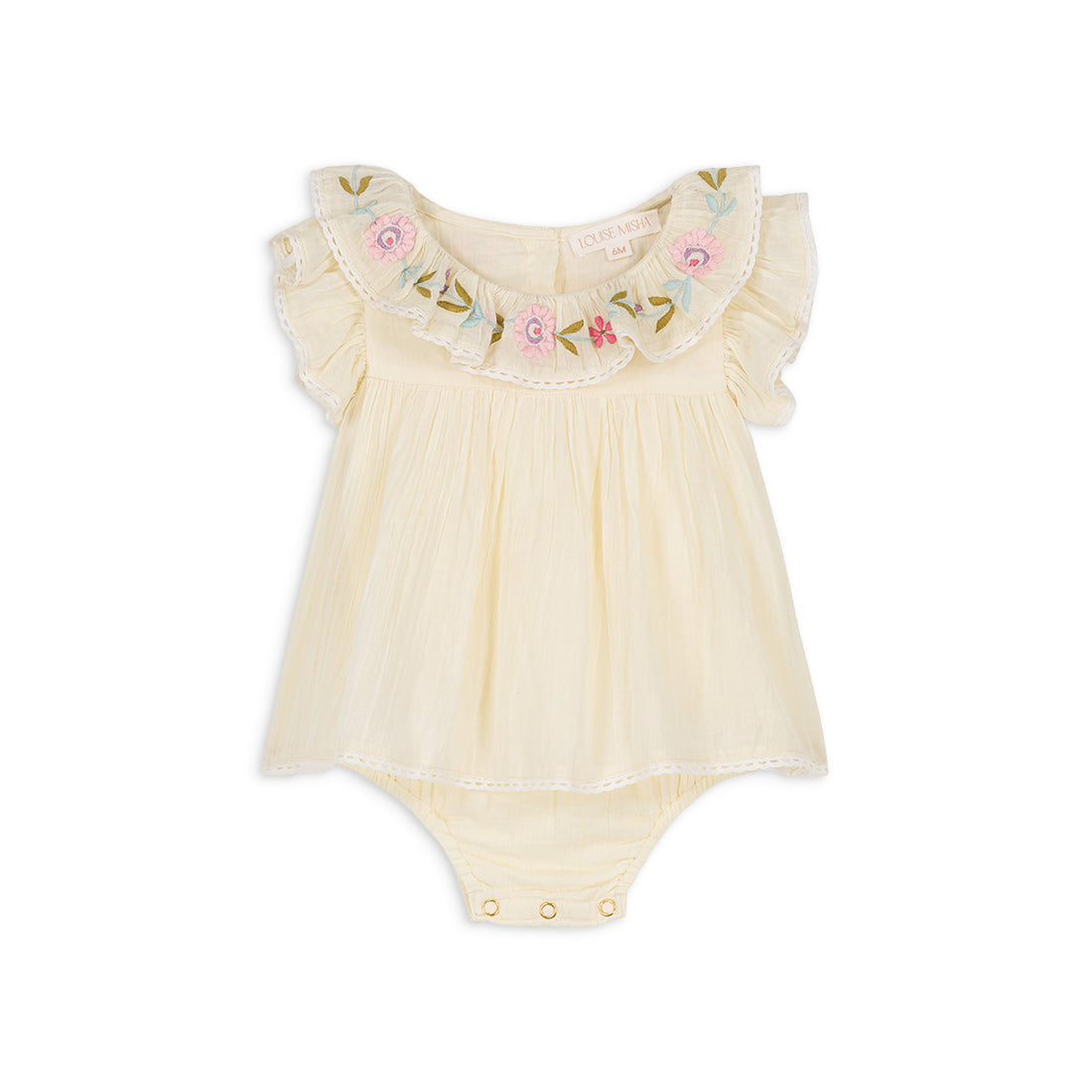 louise-misha-rompers-anusha-single-gauze-yellow-mish-s24r0399-yellow-06m