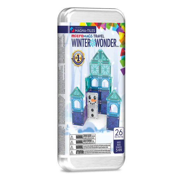MAGNA-TILES microMAGS 冬日主題旅行裝迷你磁力片 26件套裝