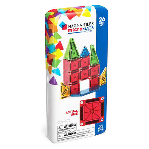 MAGNA-TILES microMAGS 旅行裝迷你磁力片 26件套裝