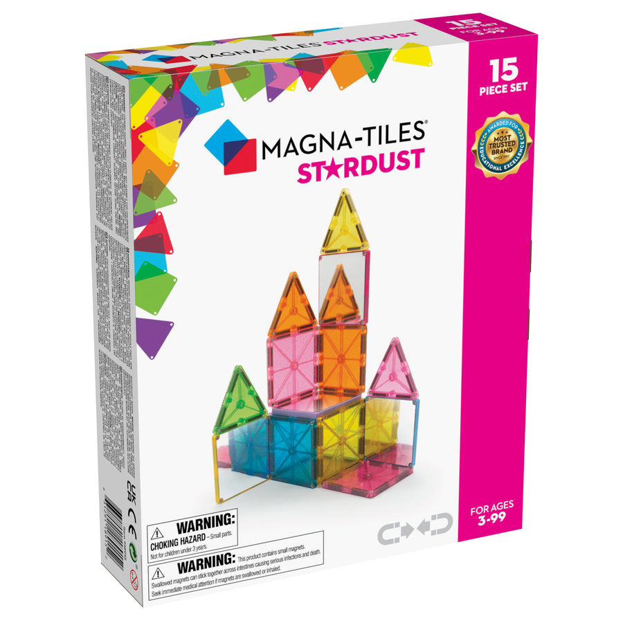 MAGNA-TILES Tiles Stardust 15-Piece Set