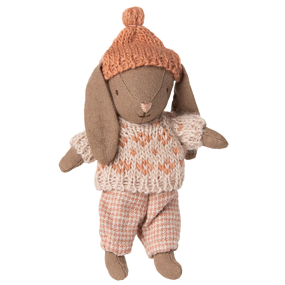 maileg-winter-bunny-micro-brown-rose
