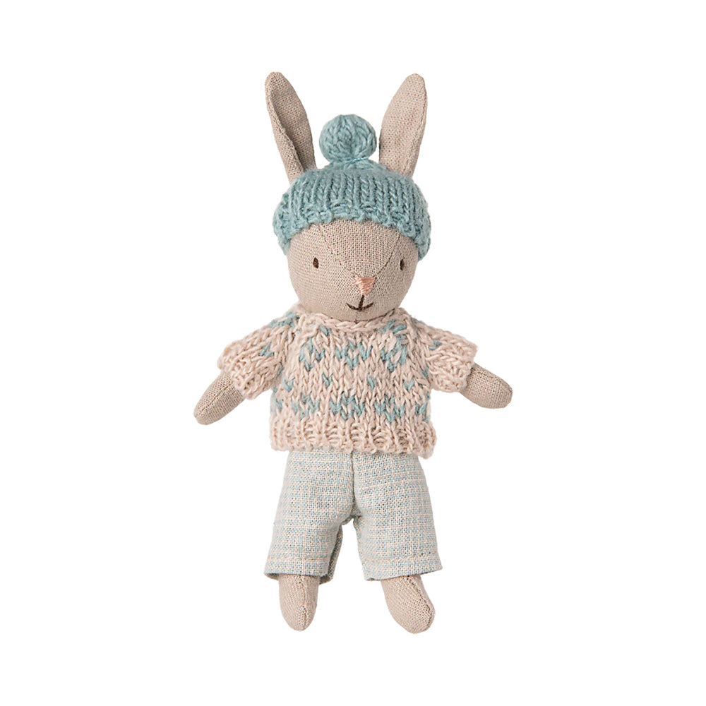 maileg-winter-rabbit-micro-sand-mint