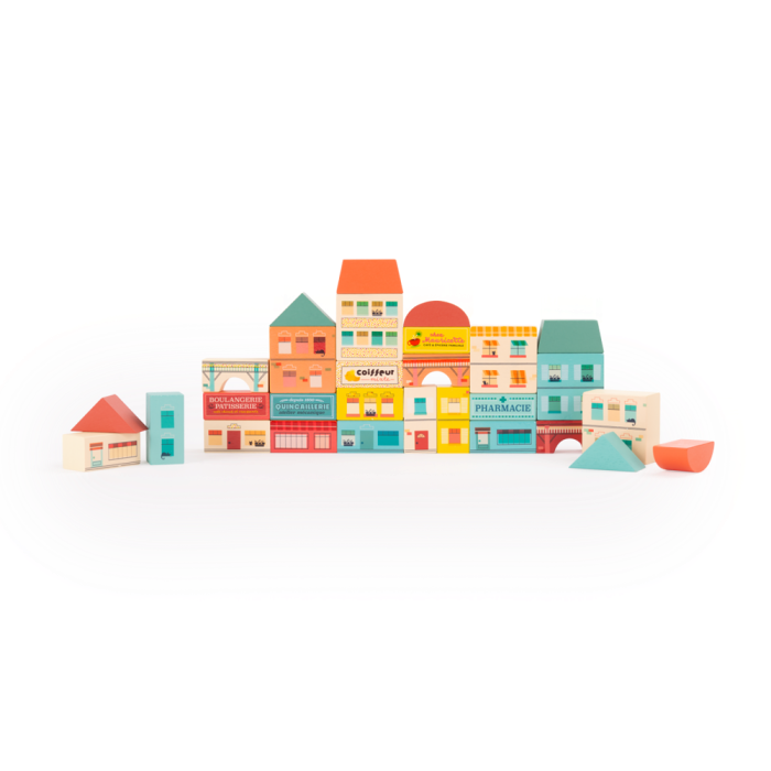 moulin-roty-avenue-de-moulin-village-wooden-building-blocks-34pcs-moul-725101