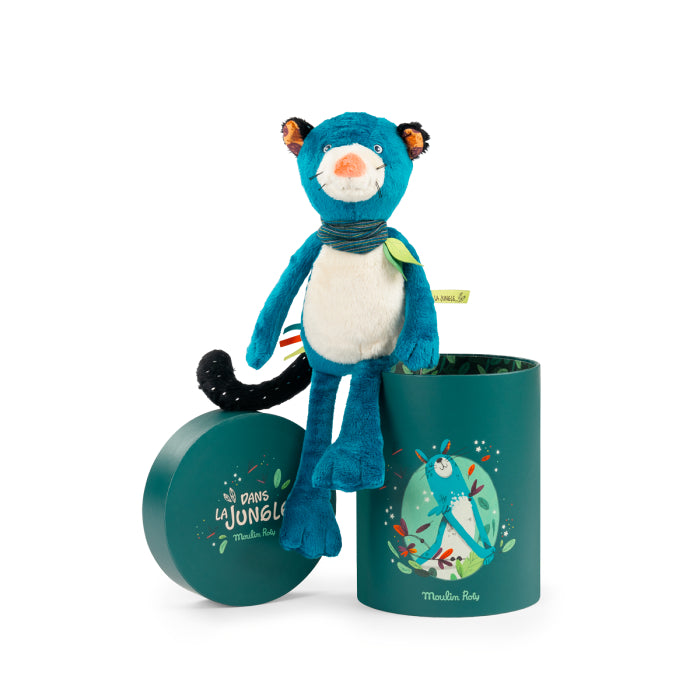 moulin-roty-dans-la-jungle-zimba-blue-panther-in-round-gift-box-moul-668027