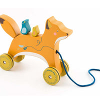 moulin-roty-le-voyage-d-olga-baby-agility-development-mustard-yellow-wooden-pull-along-fox-moul-714102