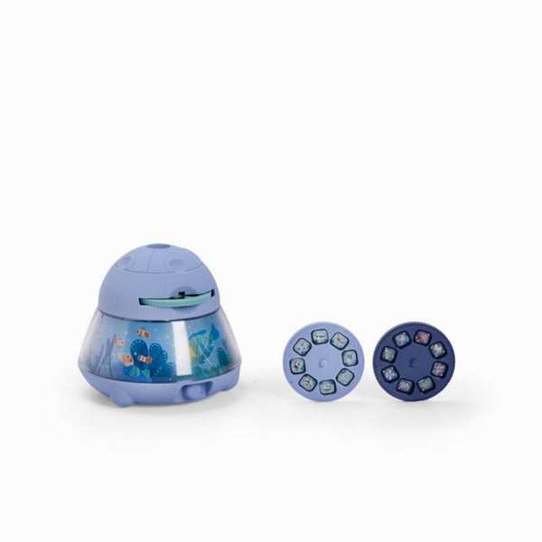 Moulin Roty Les Adventures De Paulie Story-Telling Bedside Night Lantern Projector in Illustrated Gift Box. USB Rechargeable