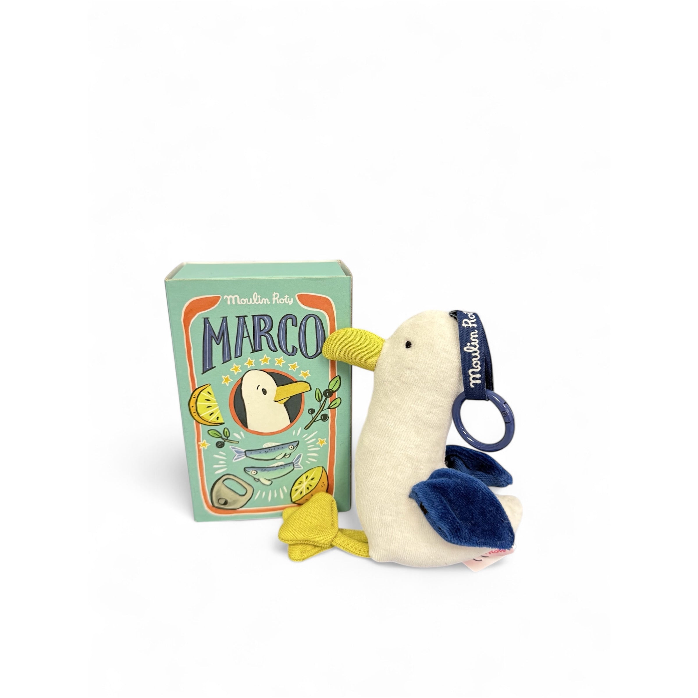 Moulin Roty Puce & Pilou Gull Keyring