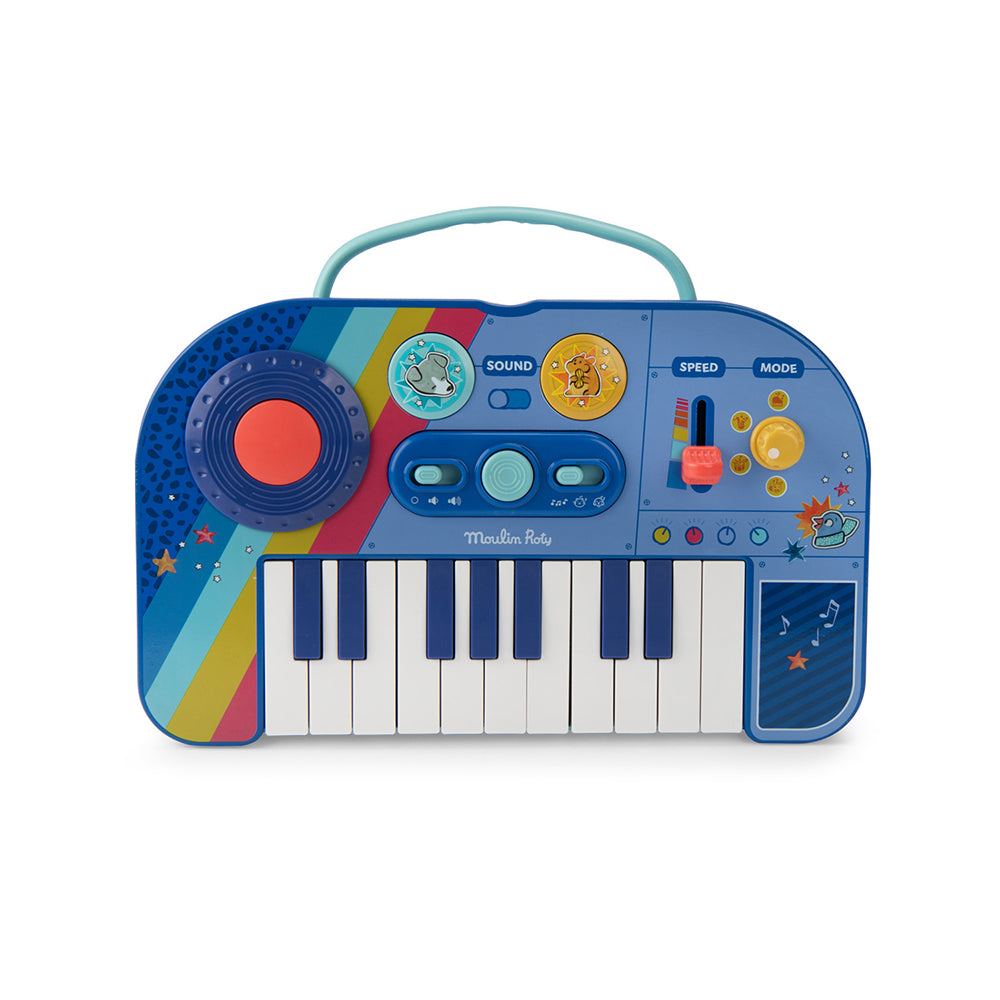 moulin-roty-puce-pilou-keyboard-synthesizer-with-x4-wooden-feet-play-toy-moul-684095