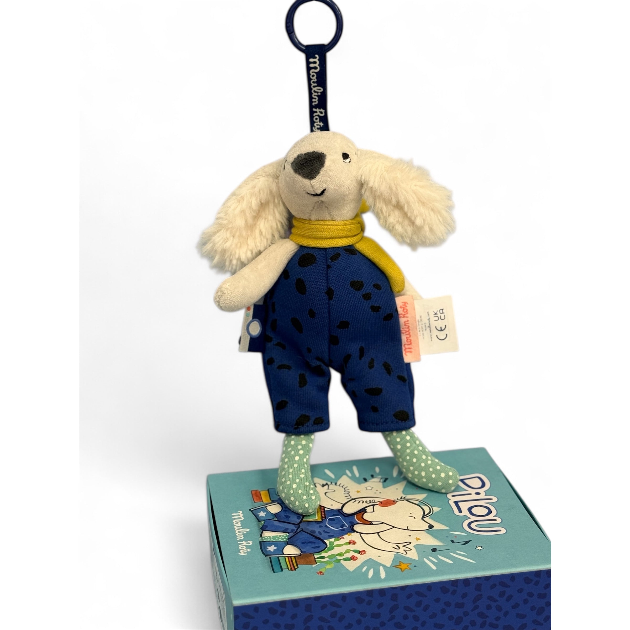 Moulin Roty Puce & Pilou Pilou The Dog Keyring
