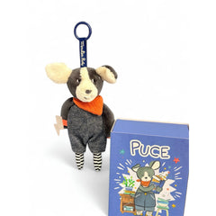 Moulin Roty Puce & Pilou Puce The Dog Keyring