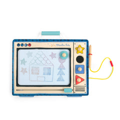 Moulin Roty Puce & Pilou Wooden Magnetic Drawing Board