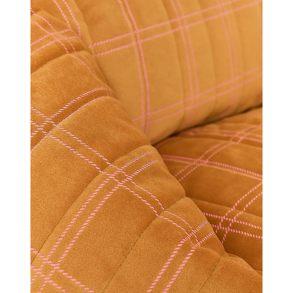 nobodinoz-chelsea-eco-velvet-armchair-beanbag-ochre-pink-windowpane