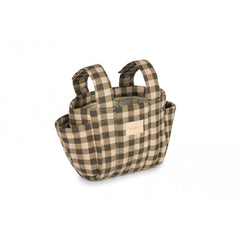 nobodinoz-hyde-park-stroller-organizer-green-checks-nobo-4926807