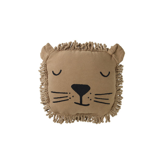 nobodinoz-lion-face-embroidery-cushion-34x34cm-sesame