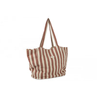 バッグ Portofino nobodinoz Portofino Beach Bag Rusty Red Stripes – Petit Bazaar